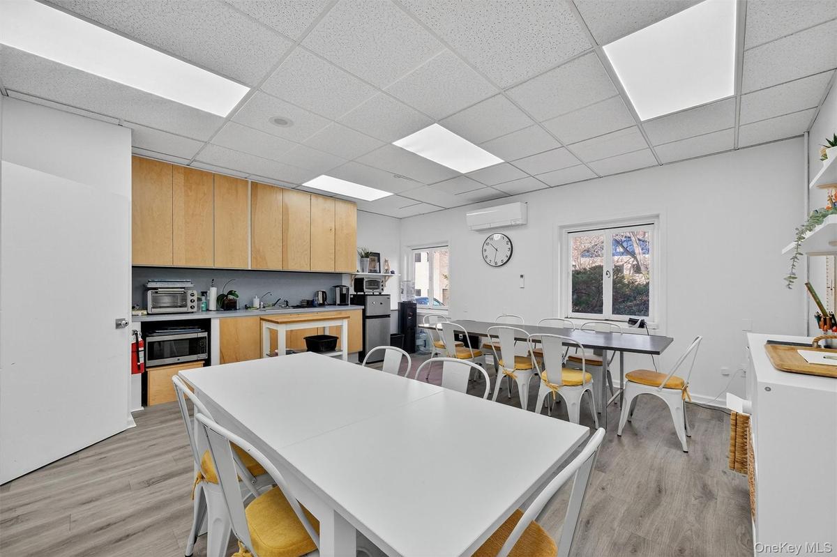 Comfortable employee dining area.