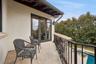 Private balcony off primary suite