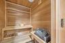Sauna inside the work out room
