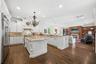 Updated kitchen that flows into the living room