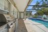 Pool bath with walk-in shower