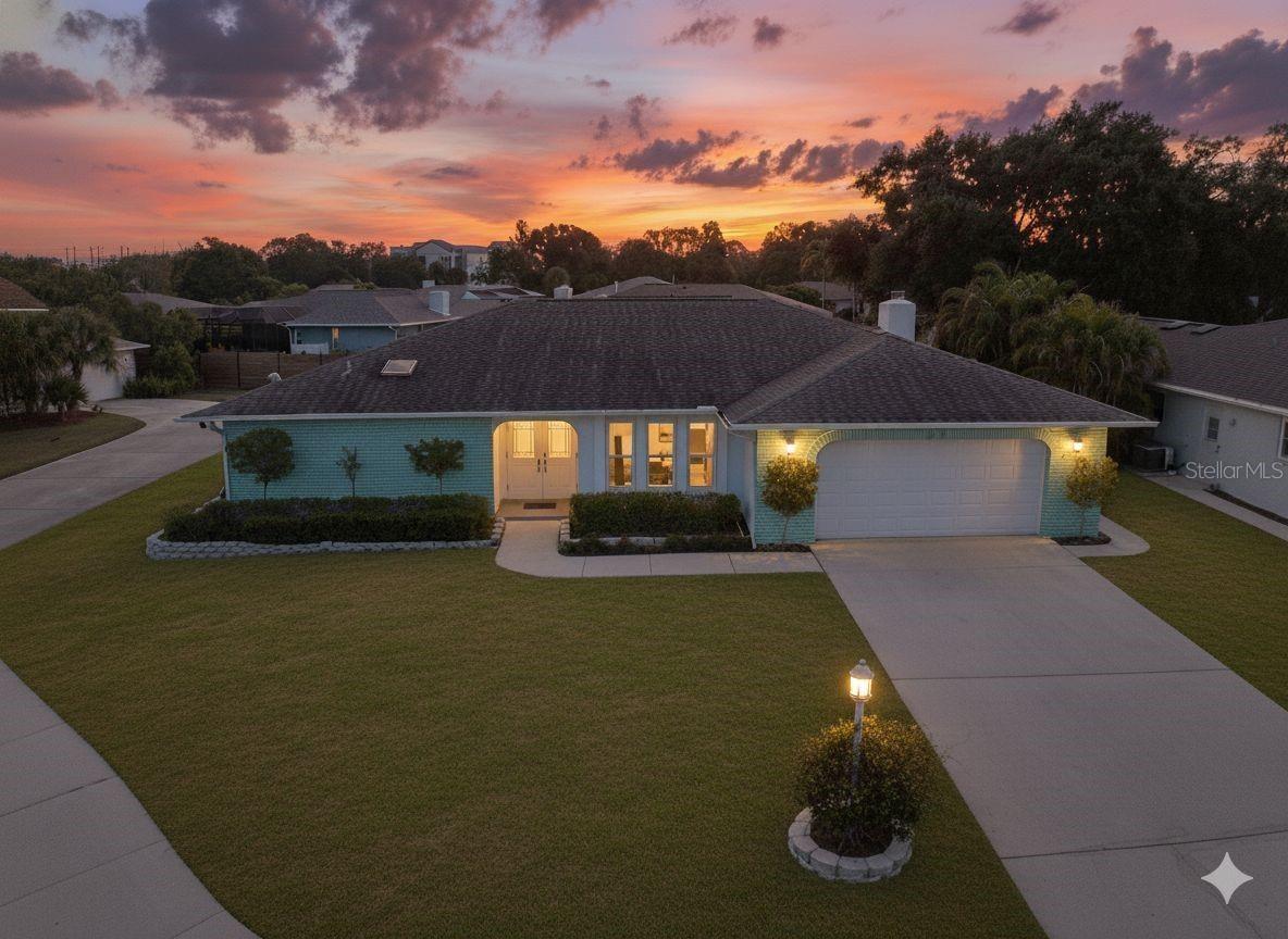 Large lot means there's room for guests to park on your driveway