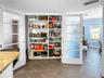 Big well-organized pantry helps make cooking & baking enjoyable.