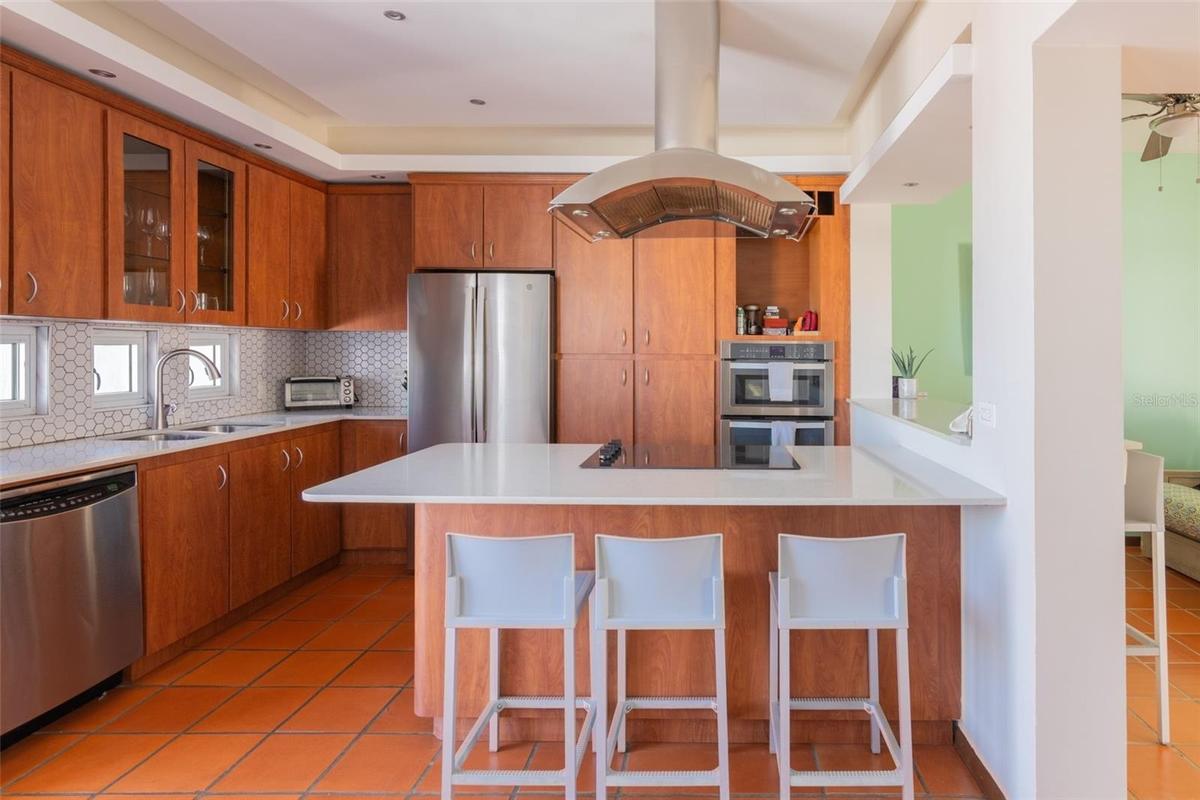 Modern Kitchen with Breakfast Bar