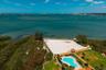 Aerial of private beach & pool
