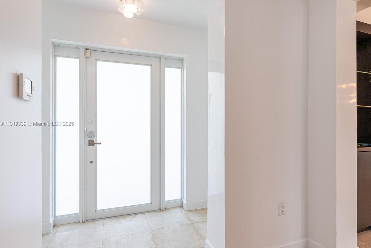 Foyer and main door