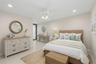 Virtually Staged - Bedroom 2 has a Water View and a Walk in Closet