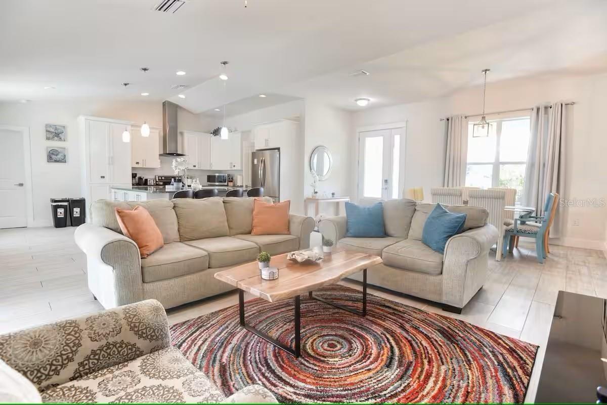Open concept living room