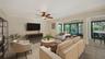 Virtually staged living room.