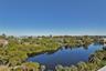 The shimmering lagoon running through the Whispering Sands property.