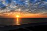 Sunset over the Gulf on the Whispering Sands beach!