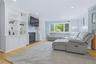 Living Room with Custom Built-Ins