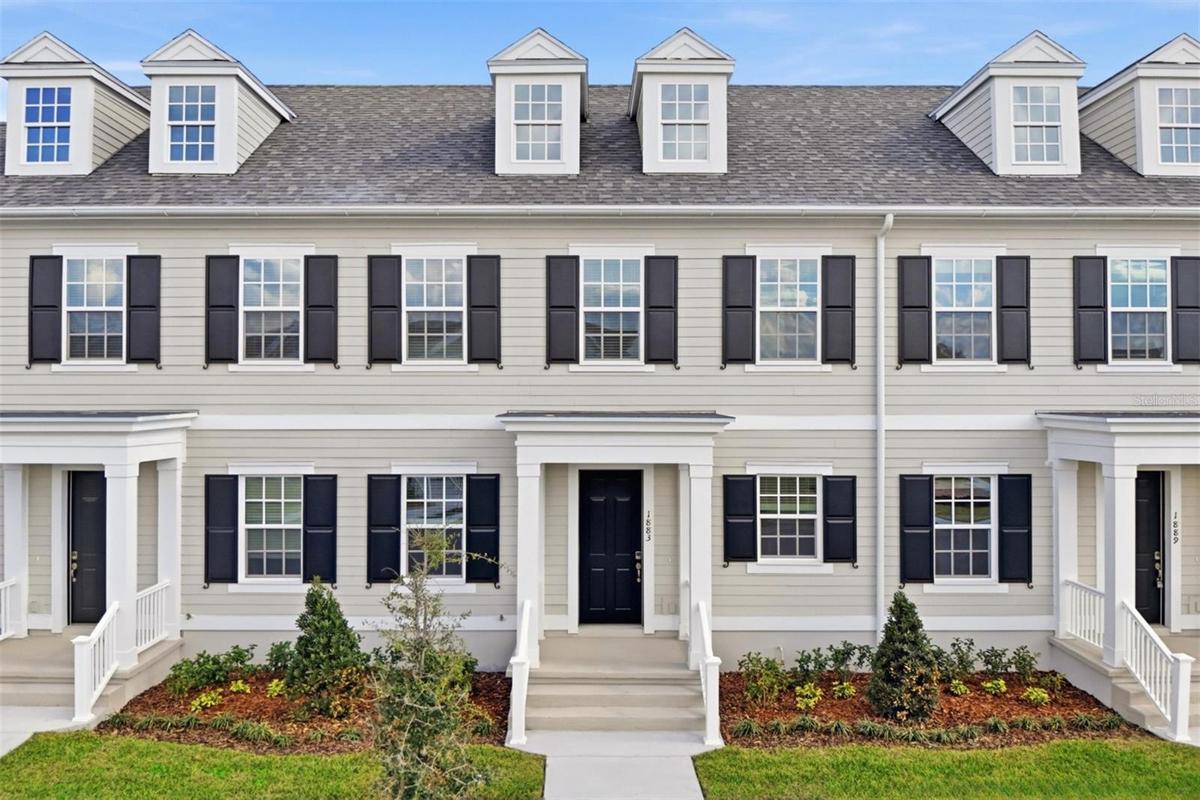 Island Village at Celebration Lot 290 of Phase 2 Exterior - Aleutian Floorplan - Colonial Elevation