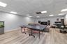 Full finished basement with high ceilings