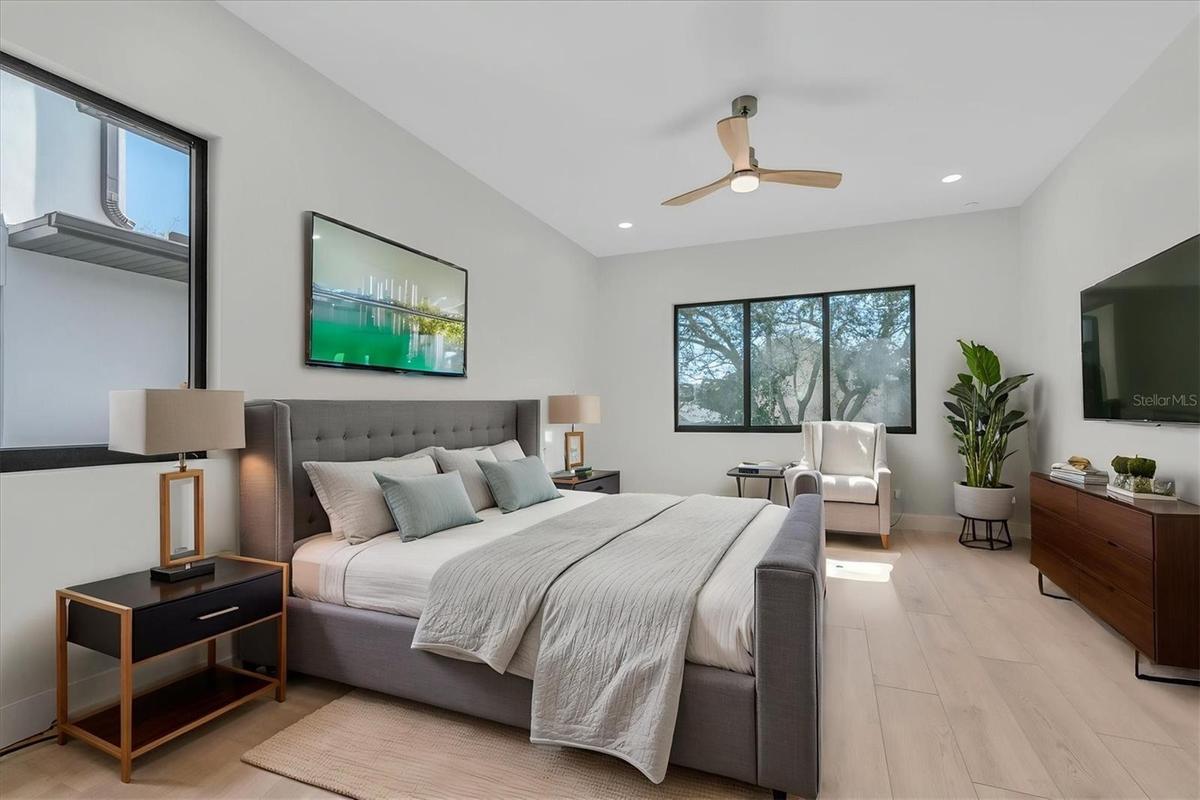 Virtual staging - primary bedroom