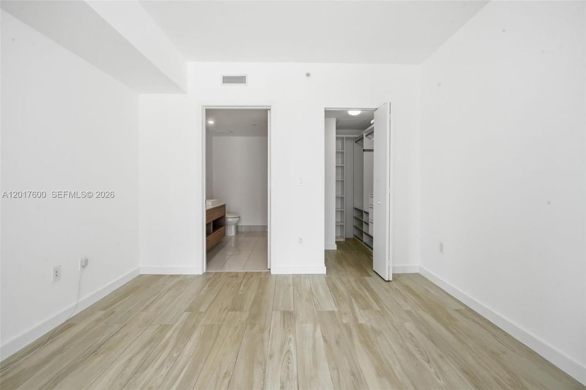 Primary Bedroom with walk in closest