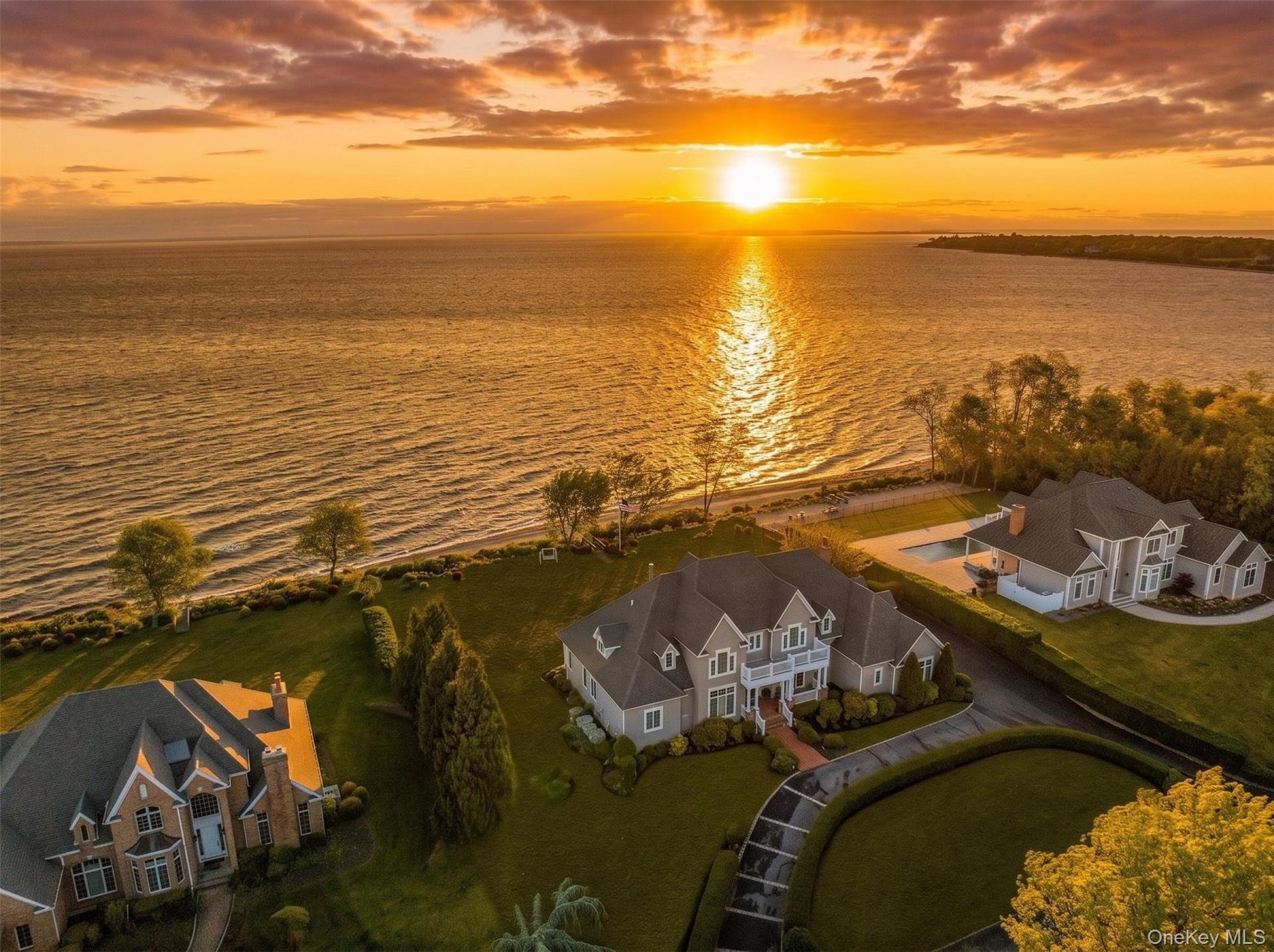 sunrise at 1640 Grand View Drive...