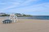Bayfront Beach with lifeguard