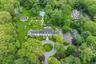 Aerial view of home and property on 3.32 meticulous, landscaped acres