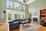 Two-story family room