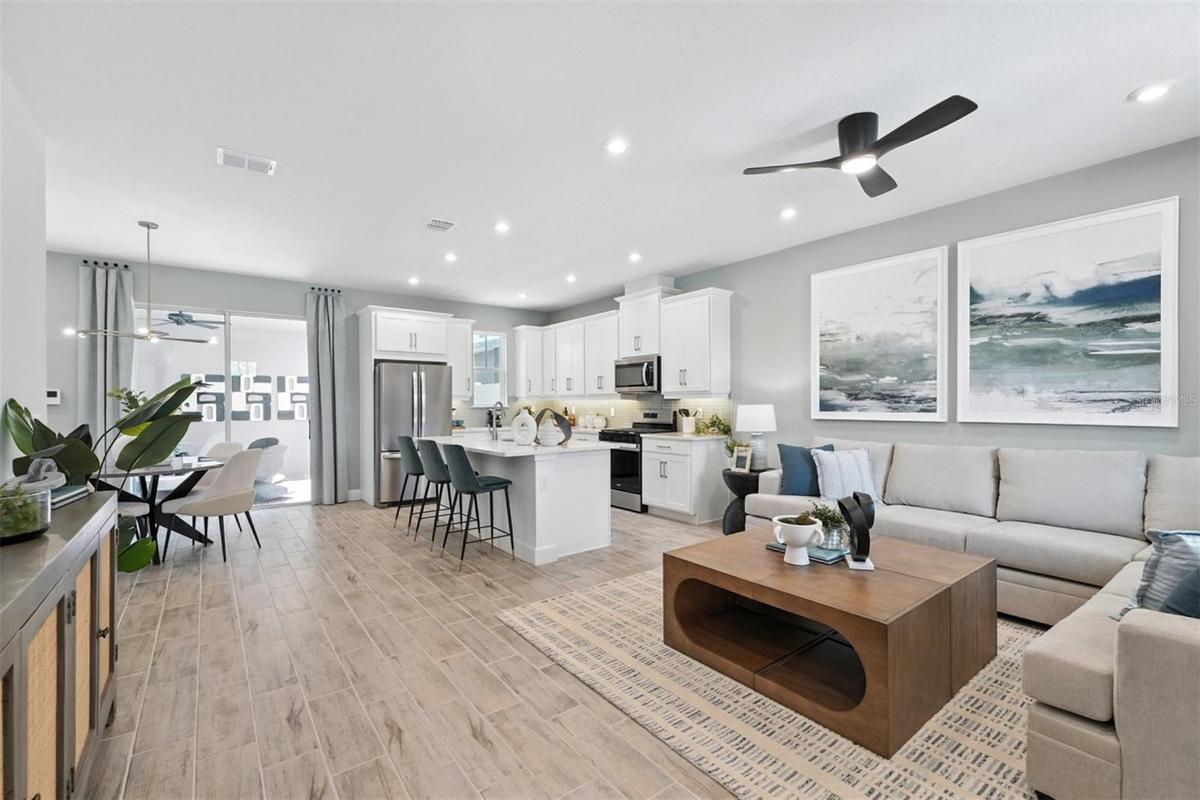 Island Village Amelia Model Great Room