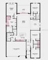 Floor Plan - Additional Highlights Include: gourmet kitchen, tray ceiling package, 8' interior doors, shower in place of tub in the secondary bathroom
