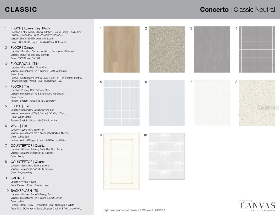 12533 Wharf Terrace - Design Selections - This home is currently under construction - selections are subject to change