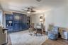 This spacious second bedroom includes both a walk-in and a standard closet, providing excellent storage and flexibility for guests or everyday use.