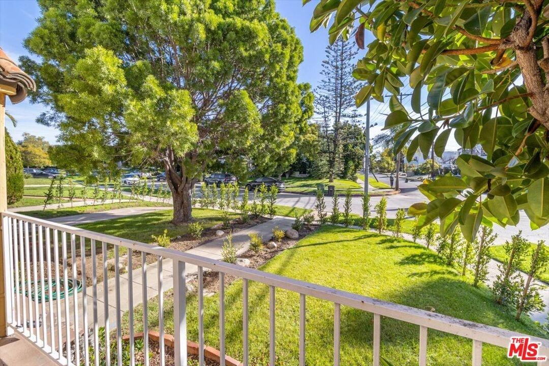 front yard of front unit