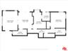 floor plan for back unit