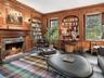 First floor paneled library