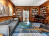 First floor paneled library