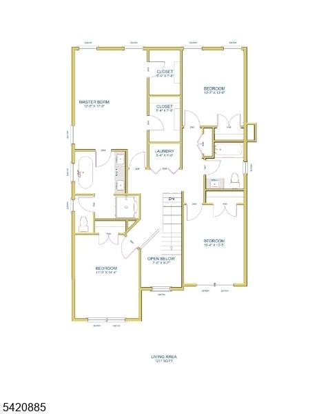 Floor plan second floor