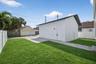 Spacious yard for your future plunge styled pool