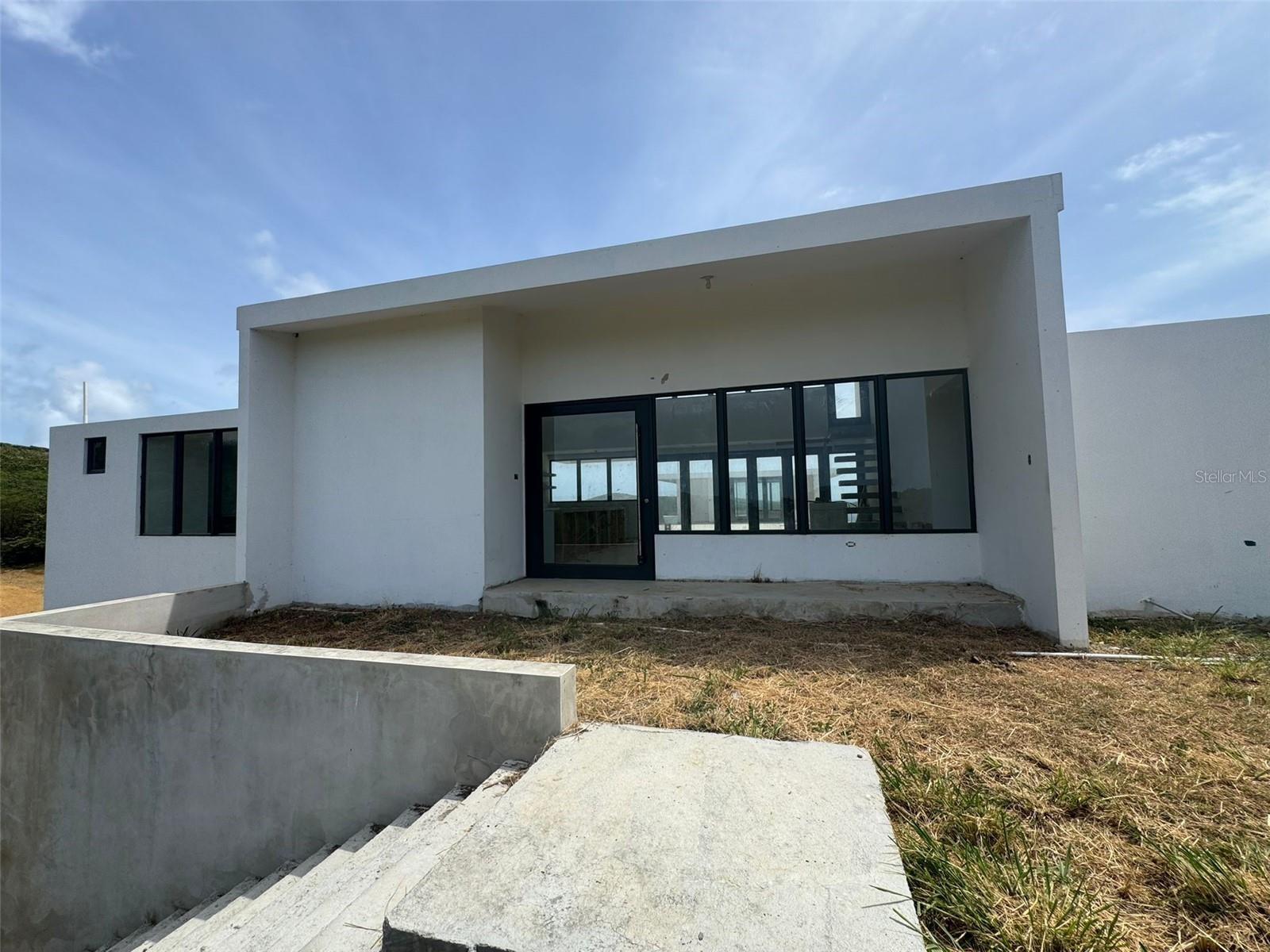 Front of House, House is unfinished