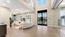 front entrance, living room