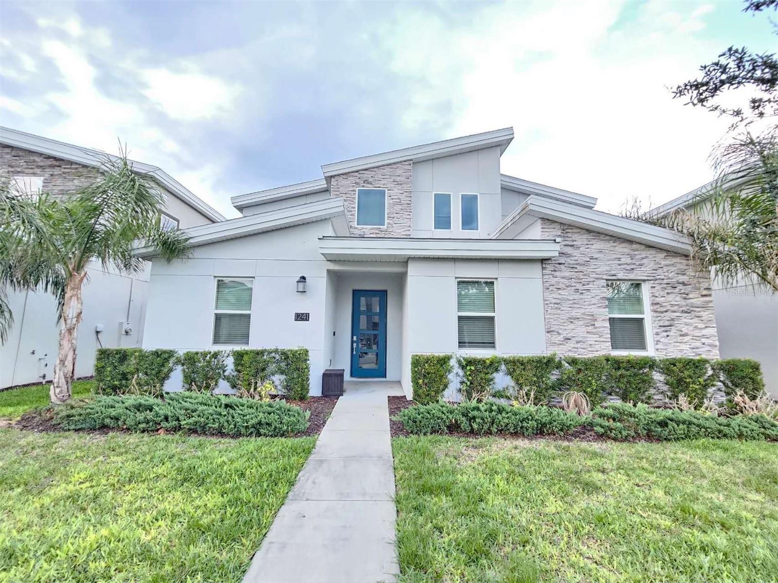 front view of the house