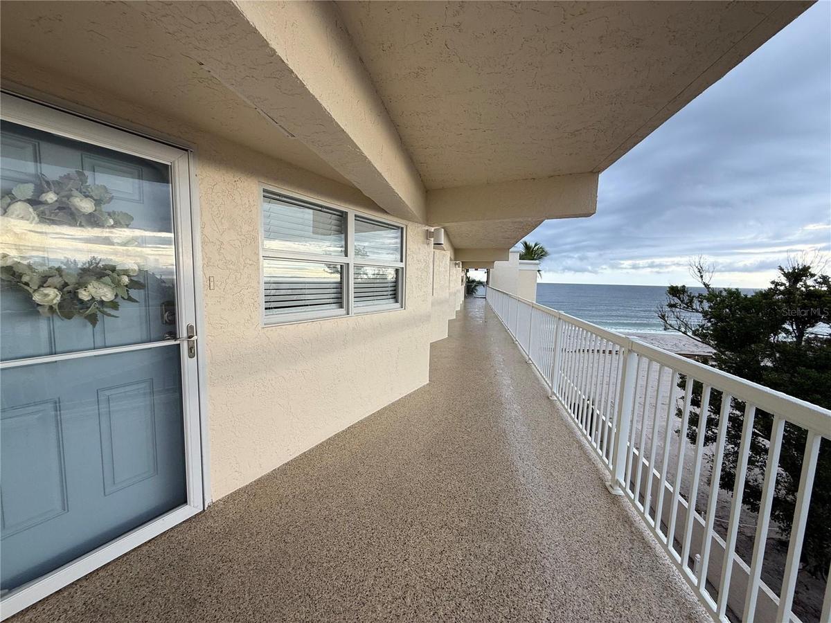 ENTRANCE TO METICULOUS CONDO WITH AMAZING VIEWS OF THE GULF AND INTERCOASTAL WATERWAY
