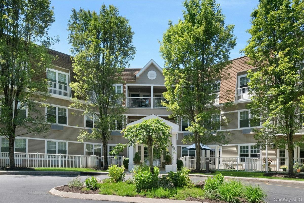 Front of garden style apartments in a courtyard setting