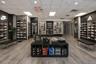 Virtually staged shoe store