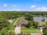Aerial view from the front of the property