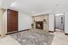 Lower level Family Room with Fireplace