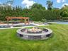 Fire ring with seating
