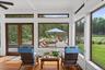 Enjoy the view from the screened in porch
