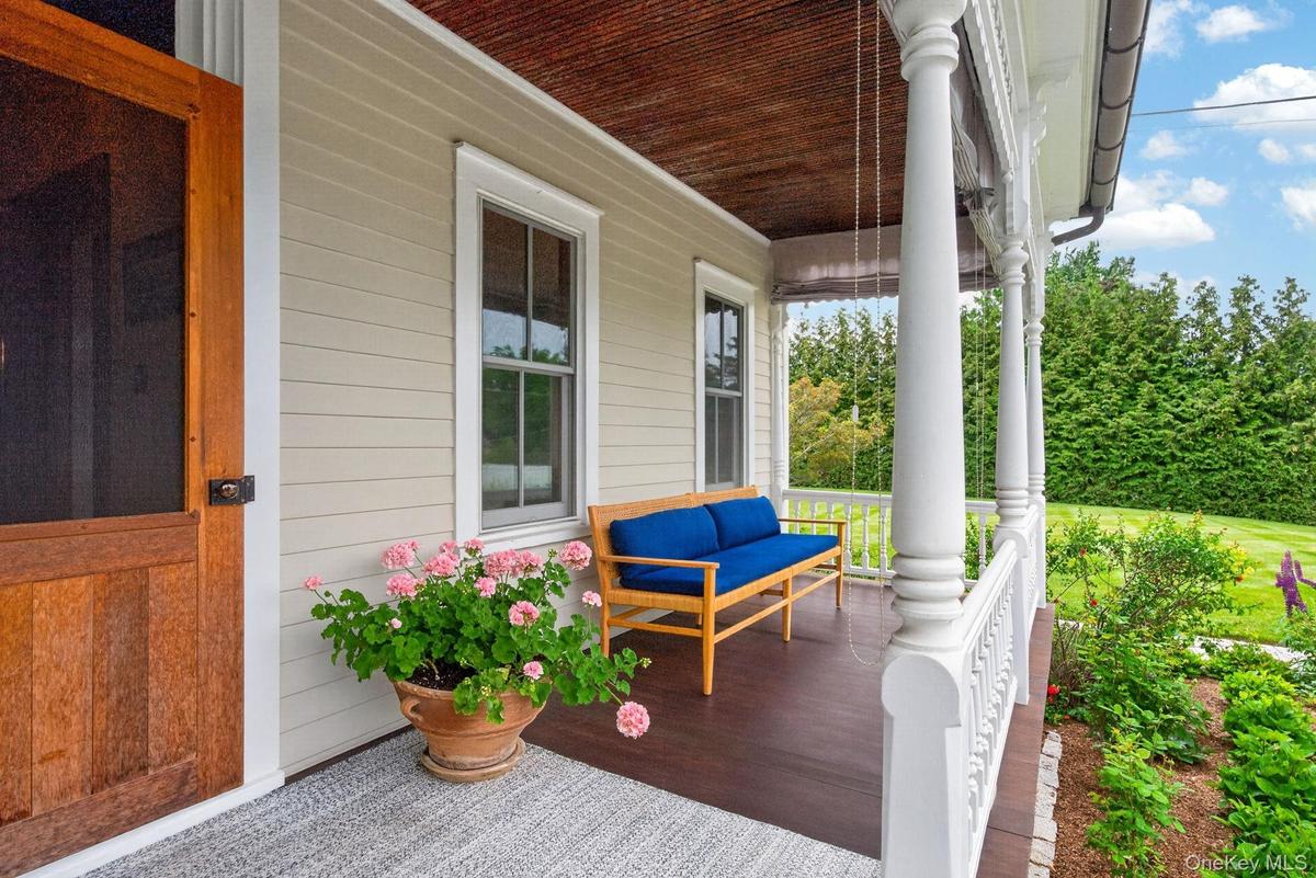 Wrap-around covered porch
