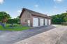The 28x48 4 bay garage with workshop and loft is attached to the 2nd home.  Perfect for farm equipment or a hobby garage.