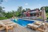 The salt water pool and the hot tub are great place to relax after a day at the barn.*virtually staged*