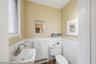 1/2 Bath off 1st fl Br/Office
