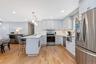 Brand new kitchen with quartz counter tops