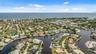Wide water corridor to the open ocean